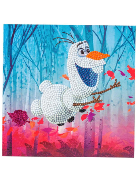 Crystal Card sæt: Disney Flyvende Olaf