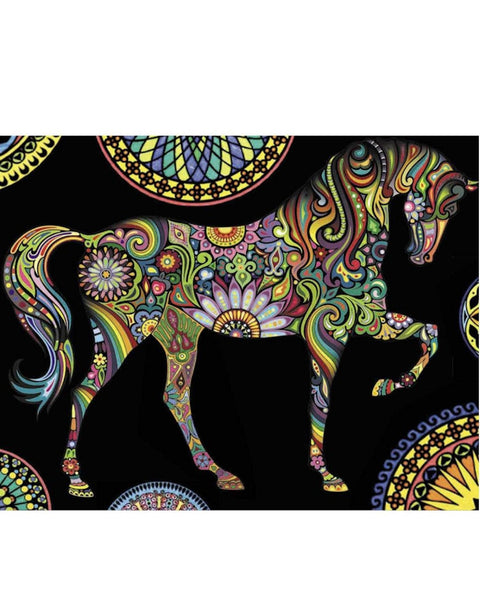 Colorvelvet 50x70 cm: Hest