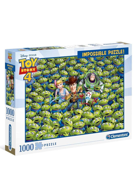 Disney Impossible Puzzle Toy Story 4, 1000 Brikker Puslespil