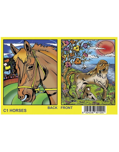 Colorvelvet Ringbind: Hest med Føl