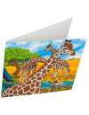 Crystal Card sæt: Sød giraf