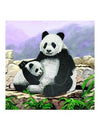 Crystal Card sæt: Panda familien