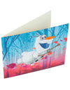 Crystal Card sæt: Disney Flyvende Olaf