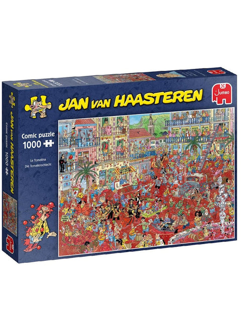 Jan van Haasteren: La Tomatina 1000 Brikker Puslespil