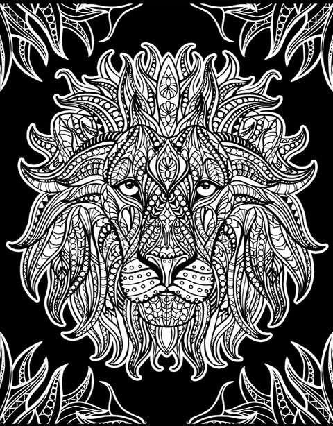 Colorvelvet 47x35 cm: Løvehoved