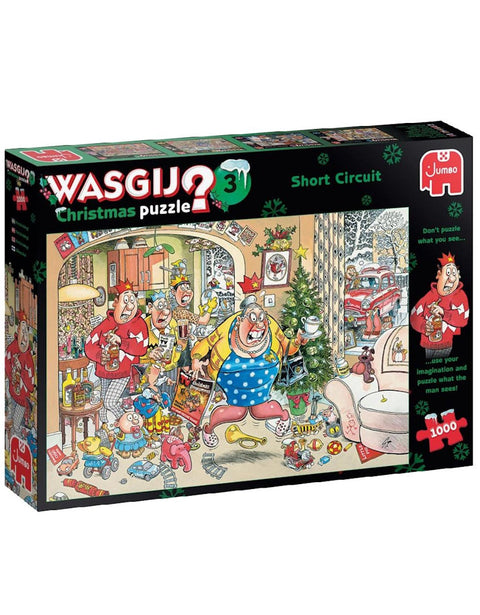 WASGIJ Christmas 3: Short Circuit, 1000 Brikker Puslespil
