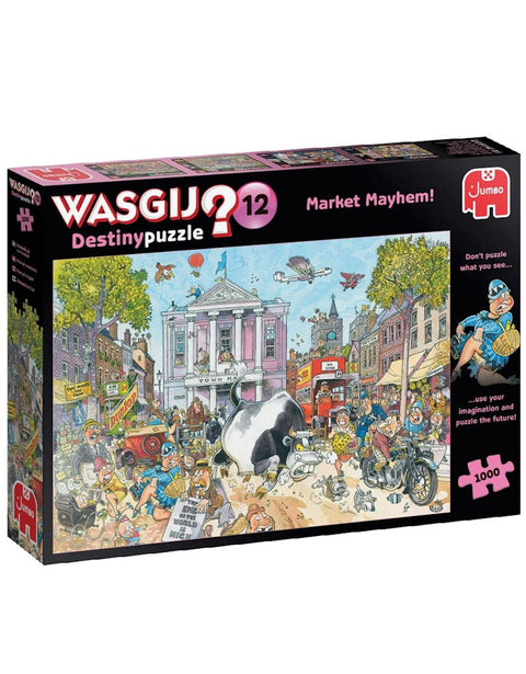 WASGIJ Destiny 12: Market Mayhem, 1000 Brikker Puslespil