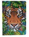 Notesbog Crystal Art: Tiger i Skoven