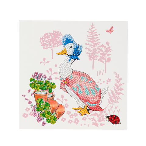 Crystal Card sæt: Jemima Puddle-Duck