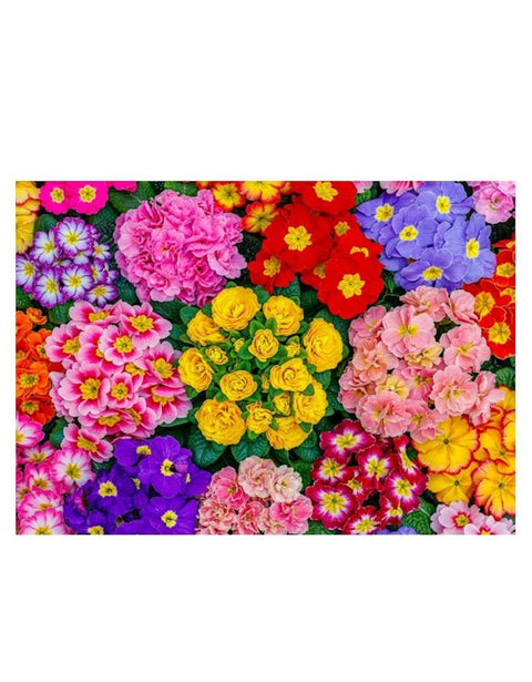 Træpuslespil: Farverige Blomster 505 Brikker