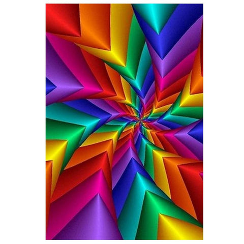 Farverigt Mønster 40x60 cm