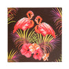crystal card sæt: pink flamingo runde