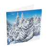 crystal card sæt: hvid tiger