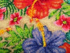 Ryatæppe Tropiske Blomster 80x120 cm
