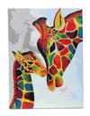 Painting by Numbers 30x40 cm: Colourful Giraffes