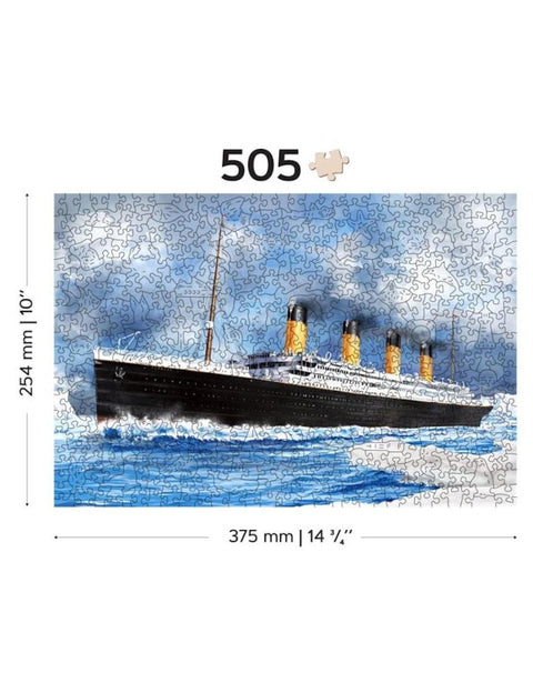 Træpuslespil: Titanic 505 Brikker